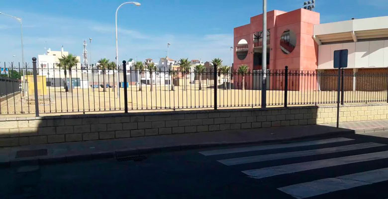 Frontal de la Plaza de Utrera